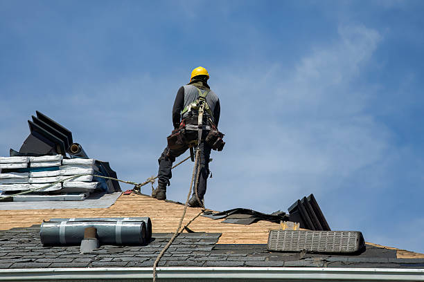 Professional Roof Replacement technician working in Mineral Wells, TX